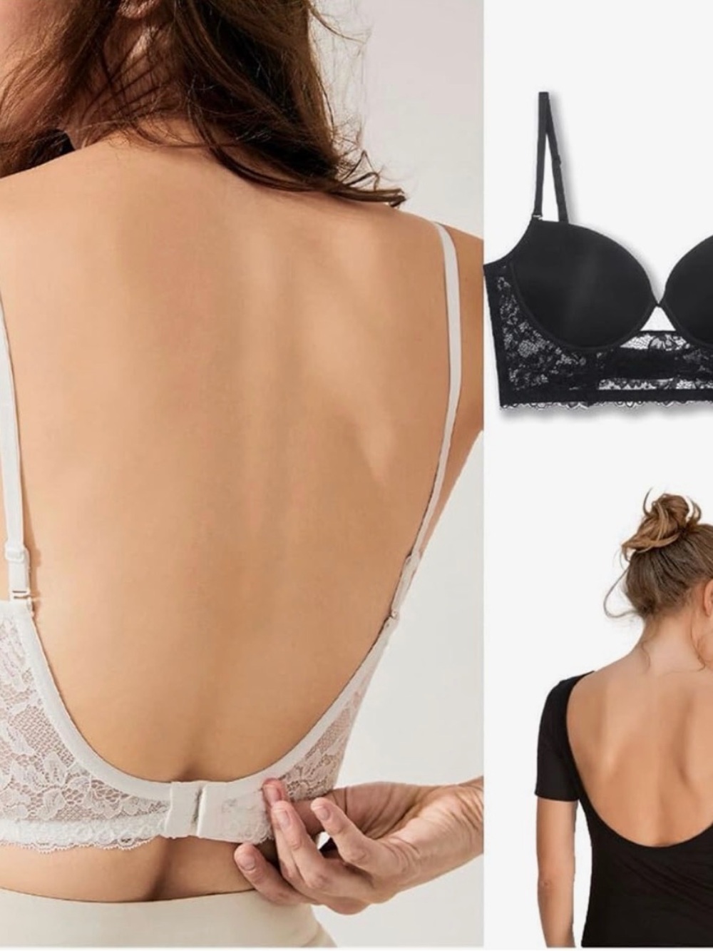 NEW ! Low back bra - Picture 2 of 11